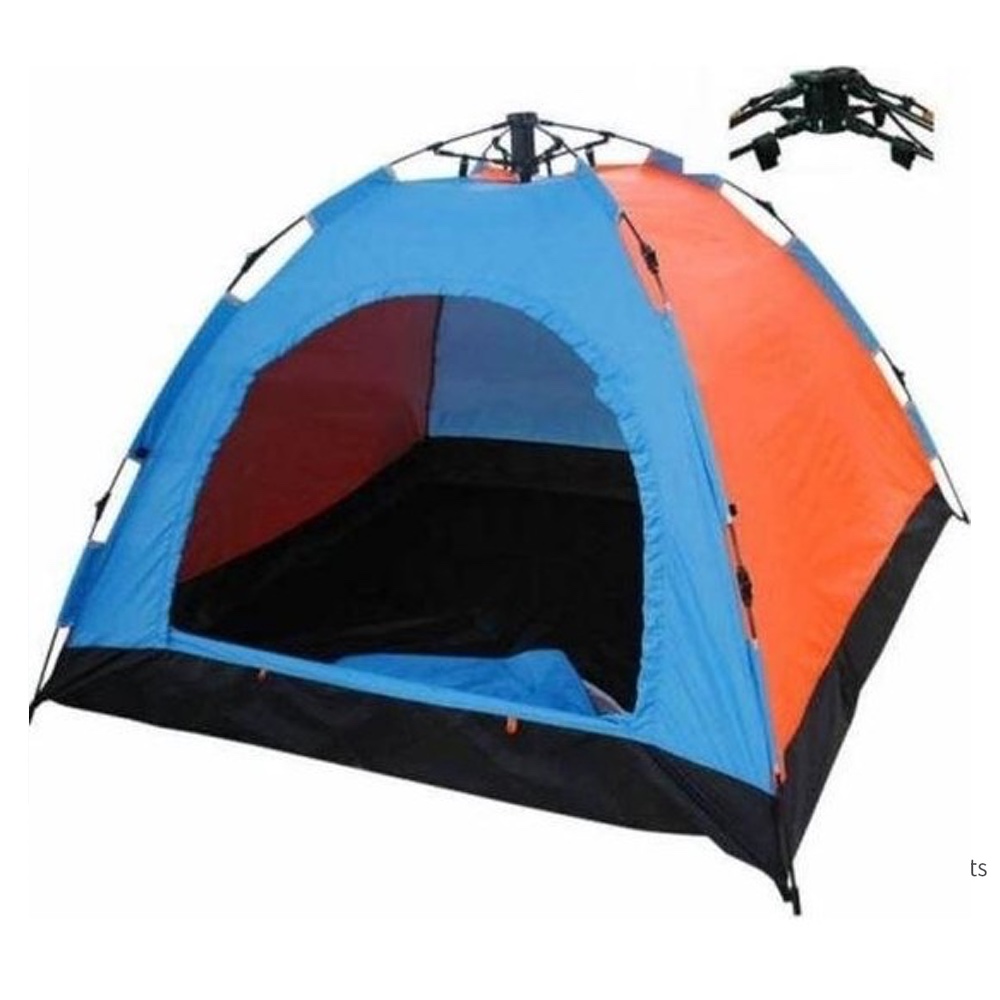 Onetick 4 Kişilik Renkli Dayanıklı Tam Otomatik Kamp Çadırı 01
